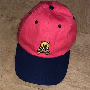 fresh red baseball cap